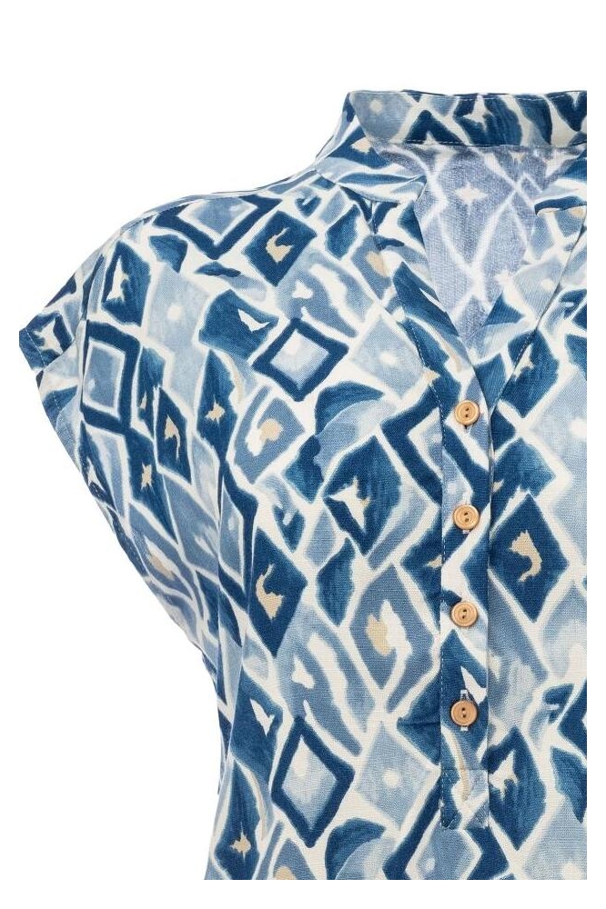 LUCIE SL DENIM IKAT WOVEN 25S4 X1776 01 306 denim